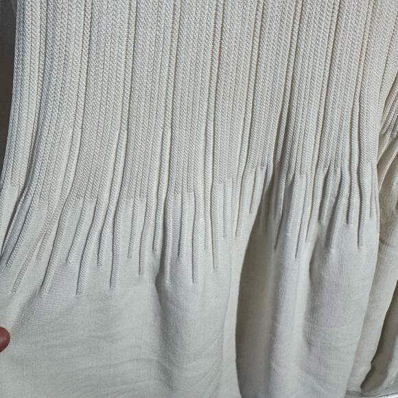 Textile Elizabeth and James Sweater Dress Women XS Ivory Winter White Holiday - Picture 7 of 8